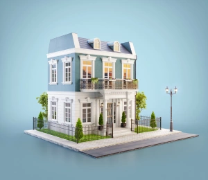 Premium villa scale models for gated community projects